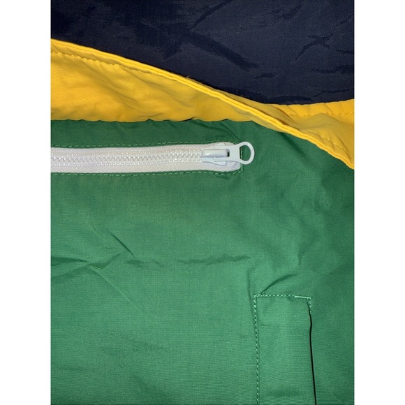 NWT NEW Sperry Water Resistant Anorak Windbreaker Jacket M Blue Green Pullover - Picture 6 of 13